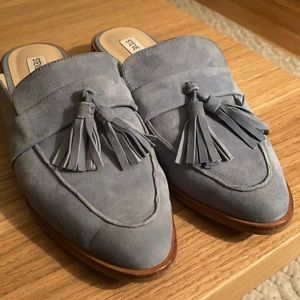 Steve Madden Magan Blue Suede Shoe